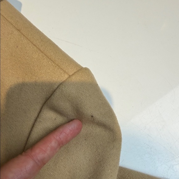 Club Monaco Ryan Italian Wool Hooded Camel Coat - Picture 14 of 14